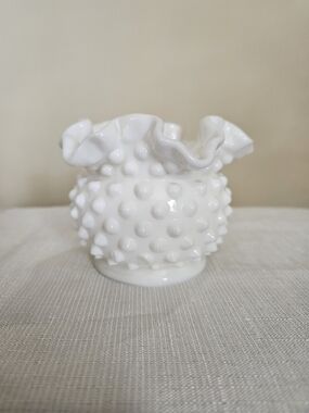 Fenton Hobnail Rose Vase